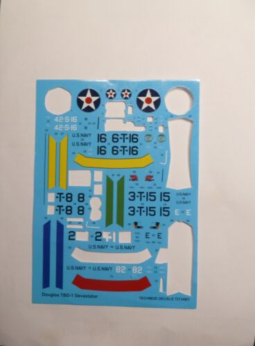 1/72 Douglas TBD-1 Devastator Techmod decals