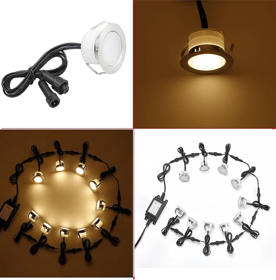 Mini LED Spot dimmbar Strahler Terrassen Einbaustrahler Bodeneinbauleuchten 12V - Bild 2 von 4