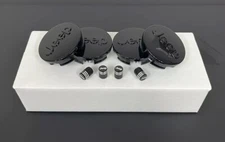 Jeep Wheel Center Caps & Tire Air Caps Black Cherokee Wrangler Liberty Compass