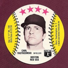 1976 Orbaker's Carl Yastrzemski 3 3/8" Disc 