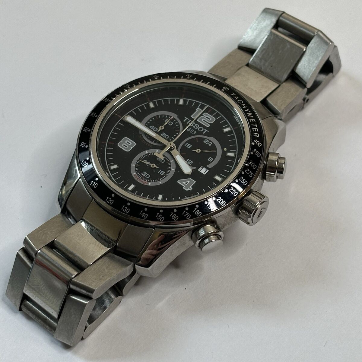 Tissot V8 Quartz Chronograph Watch - Stainless Steel -Men's Tissot V8 Quartz Chronograph Watch - Stainless Steel -Men's