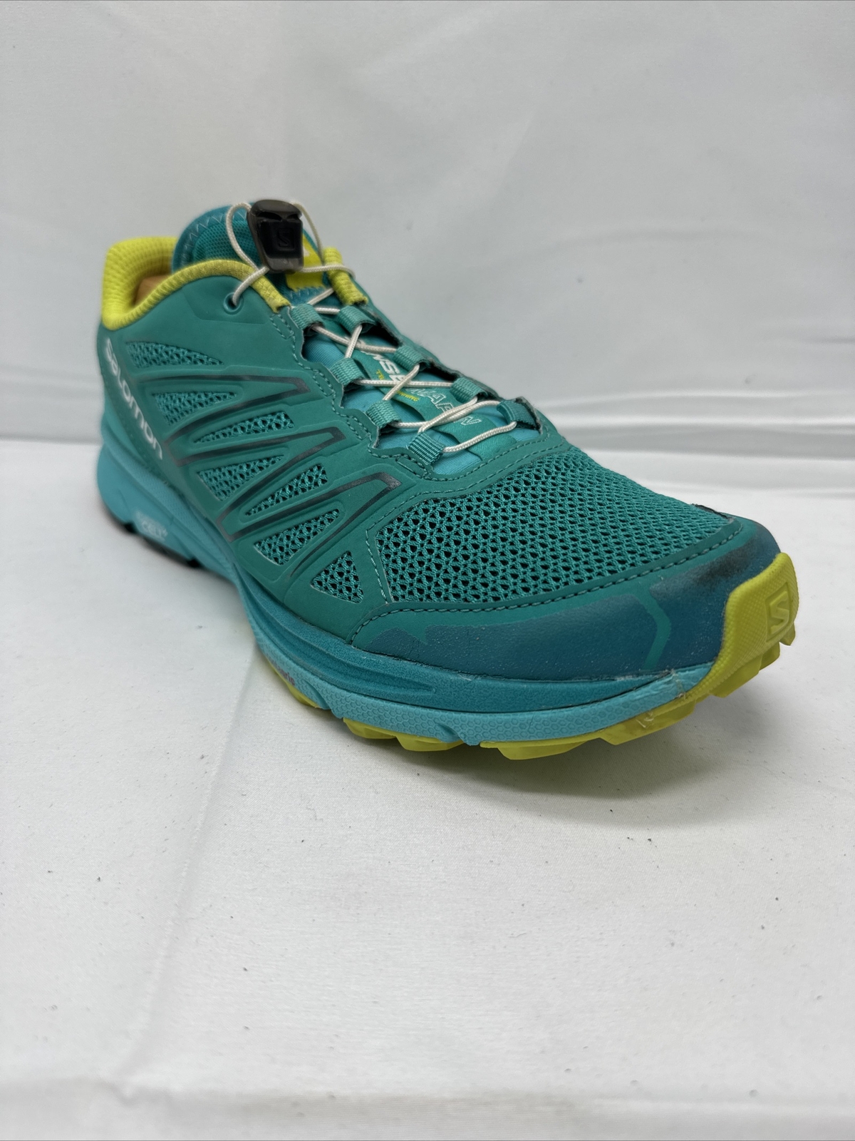 Salomon scarpe da trail running da donna Sense Marin 9 5 verdi blu 392484