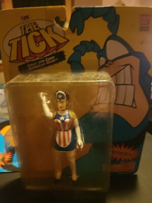 The TICK AMERICAN MAID 5'' Figure Bandai Fox Kids 1994  series 2 