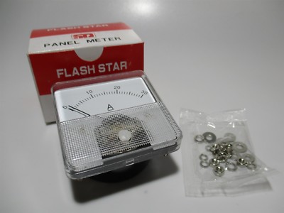 Flash Star (SD-60) 60 x 60mm Class 2.5 DC Current Panel Meter - 0-30A Scale 