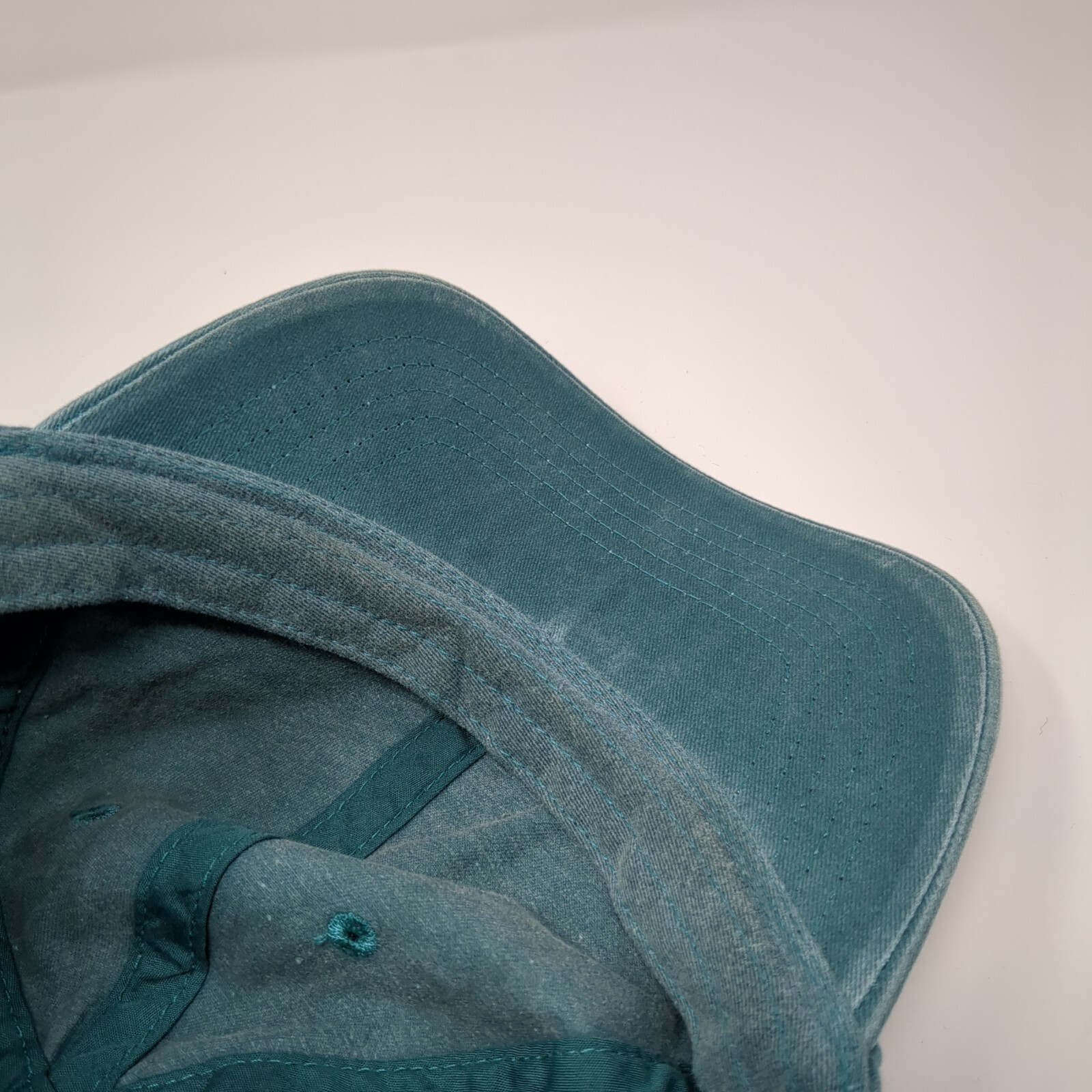 Unbranded Slideback Hat Solid Green One Size Adju… - image 7