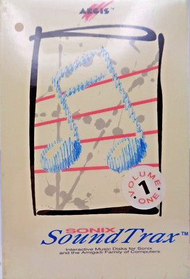 COMMODORE AMIGA -- SONIX SOUNDTRAX VOLUME ONE (AEGIS) #NOS #SEALED