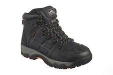 Image of safety boots Black lace up waterproof steel toecap size 11 Portwest FT05