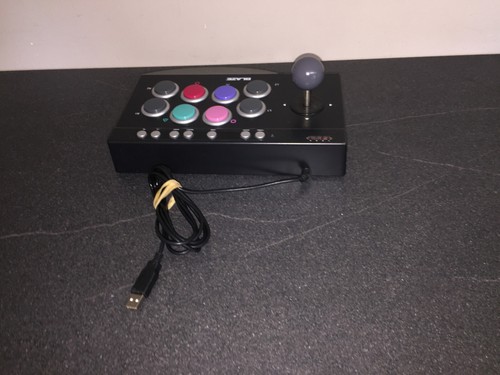 SONY PLAYSTATION 3 PS3 USB ARCADE FIGHTING STICK JOYSTICK FIGHT CONTROLLER Wired - Picture 3 of 8