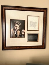 BURT LANCASTER - Vintage 1958 Letter Signed Museum Framed GREAT CONTENT!