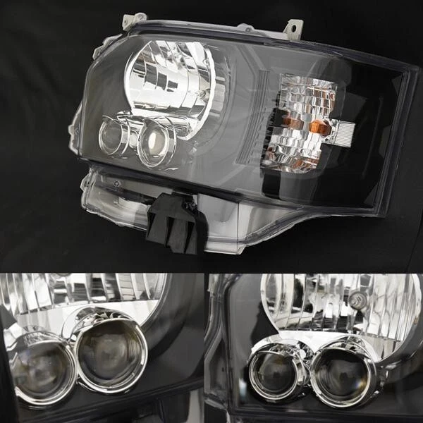 Toyota Hiace 200 Series 4 Head Light Lamp Inner black set for left and right - Image 3 of 4