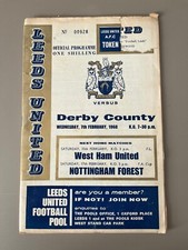 1967-68 Leeds United VS Derby County - League Cup Semi Final