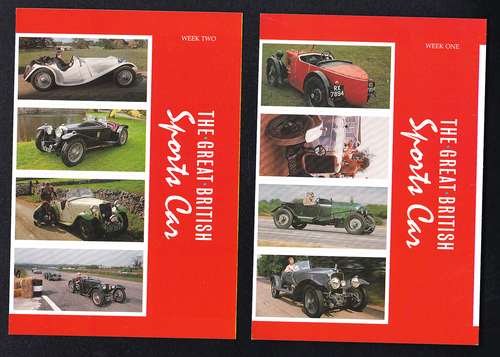 24 Motor Magazine British Sports Cars Cards Lotus Elan Triumph TR2 TR7 AC Cobra - Picture 4 of 8
