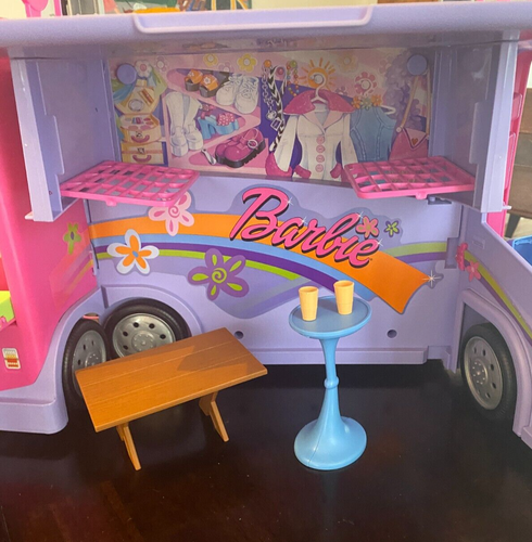 2001 Mattel Barbie Jam'n Glam Concert Stage Tour Bus 29930 BOX - Picture 16 of 22