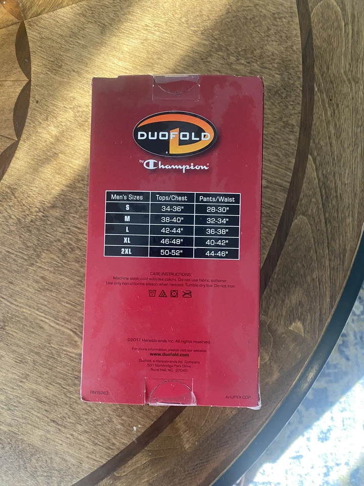Nuevo en caja Thermals - Pantalón para hombre Duofold by Champion Originals - 2XL - Forest Grove Foto 2 de 2