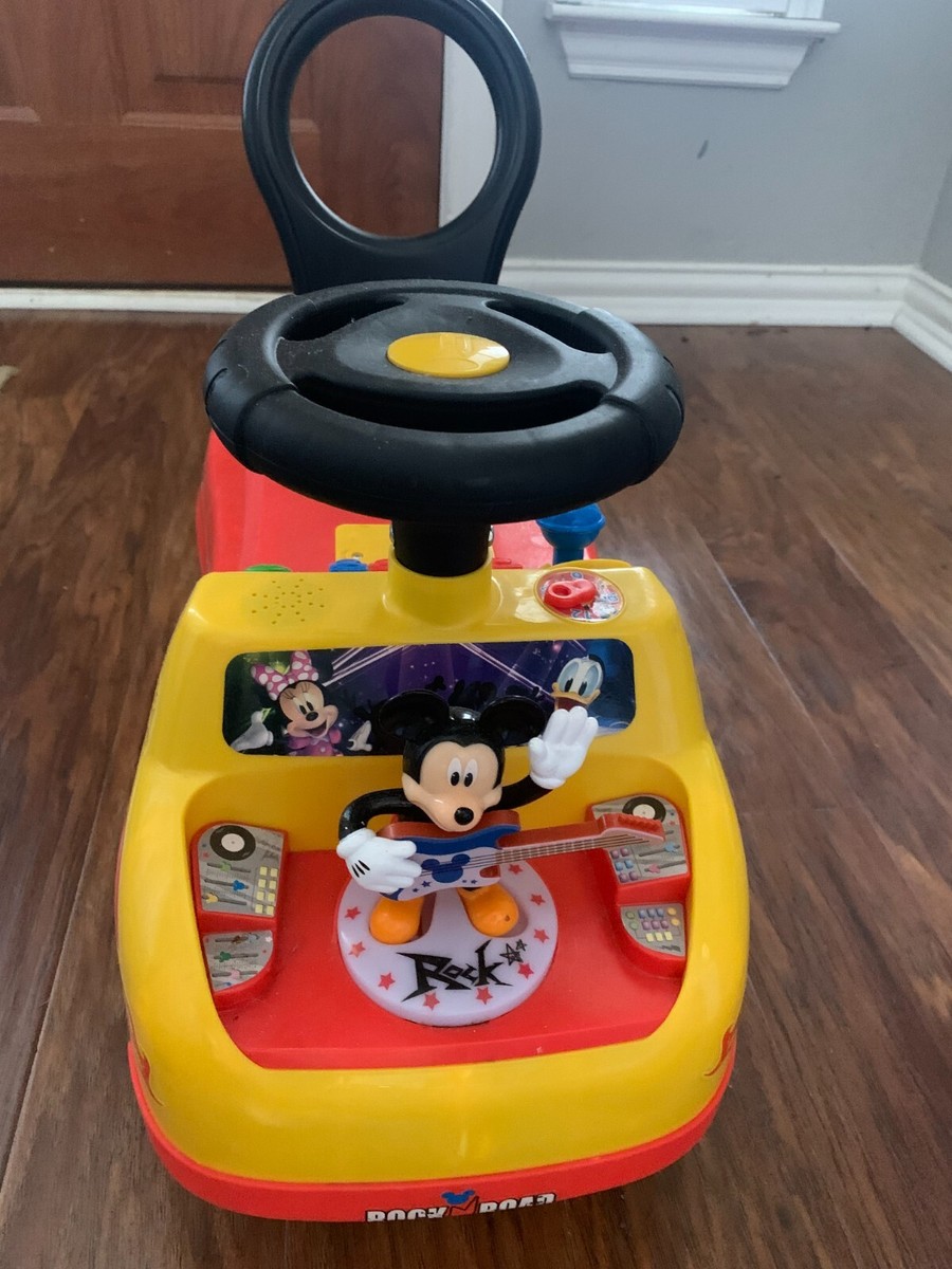 Kiddieland Disney Mickey Rock n Road Activity Ride-On with Lights