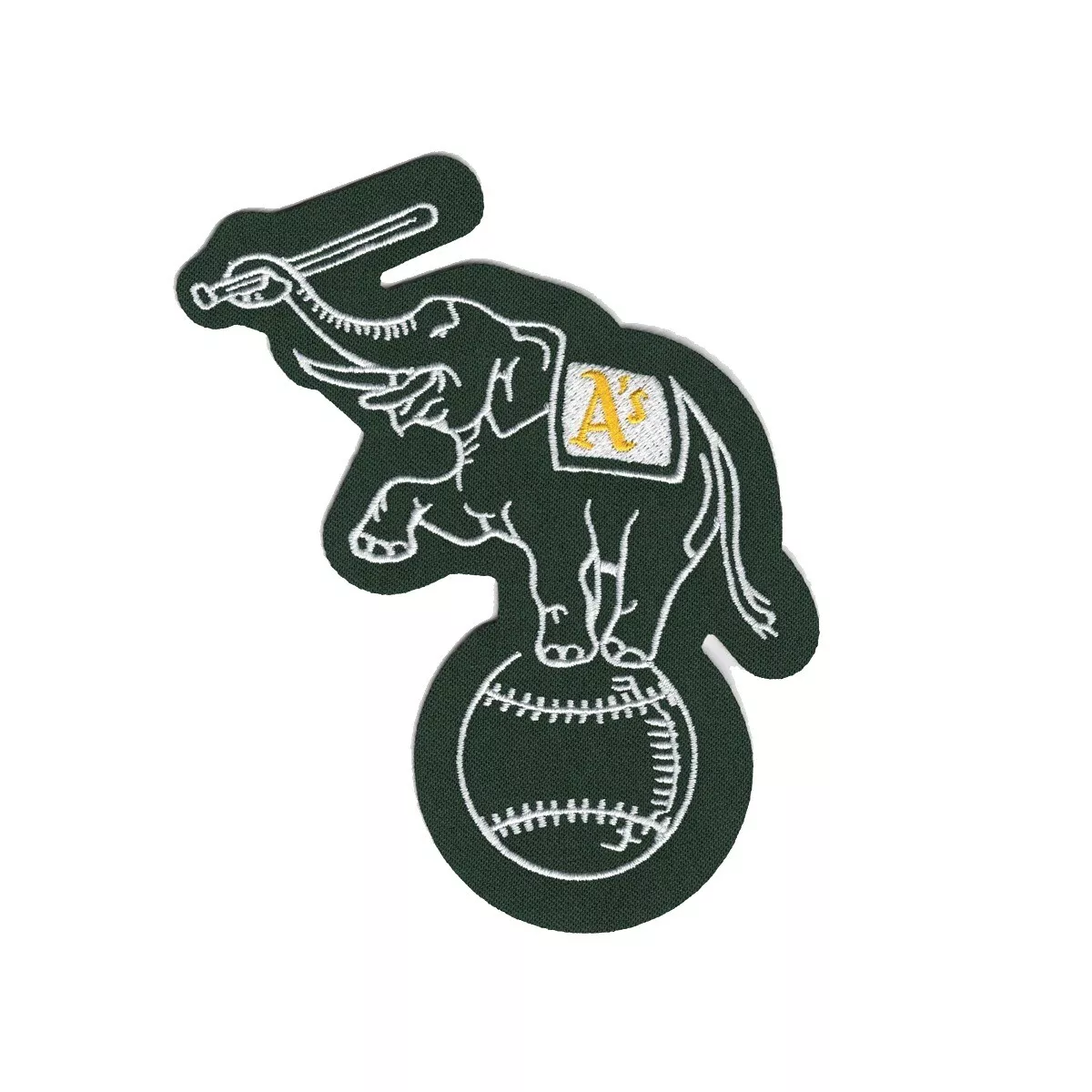 Oakland Athletics Home/Road/Alternate Green Elephant Sleeve Jersey Team  Patch