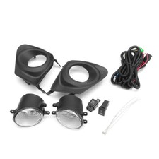 For Toyota Corolla 2011-2013 Bumper Fog Light Set Lampblack Coverswitch Wiring