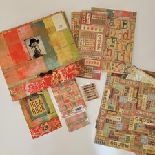 K  Company 12x12 Post Bound Scrapbook Sublime Album Kit READ Please