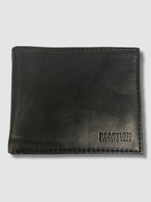  49 Kenneth Cole Reaction Men's Black Genuine Leather Passcase Wallet