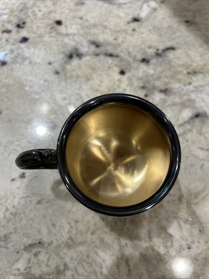 Lote De 8 Tazas Bebé Toalla Plateadas Vintage En Caja Original Foto 4 de 4