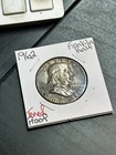 1962 Franklin Half Dollar Proof Nice Toning Toned Coin (Raw9808)