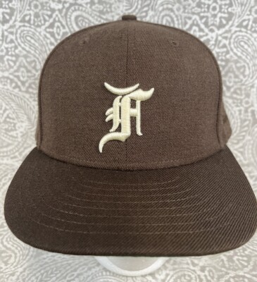NEW ERA × FEAR OF GOD 7 3/8- キャップ New Era Exclusive Brown Fear Of God Fitted sz 7 7/8 | eBay