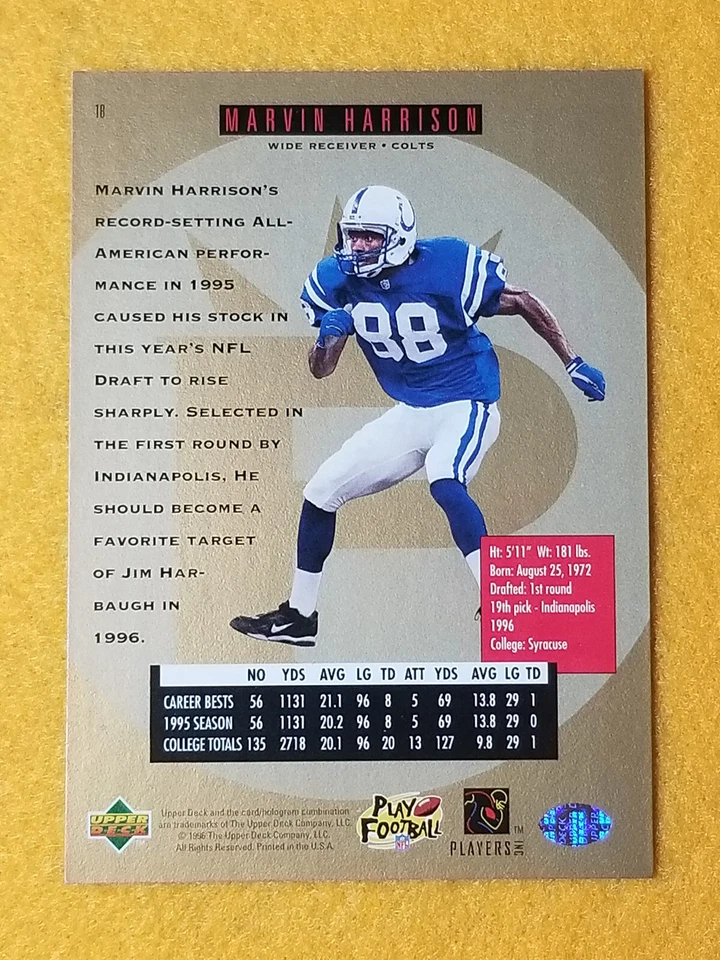 1996 Upper Deck SP Football - Choose a Card - Image 4 of 4