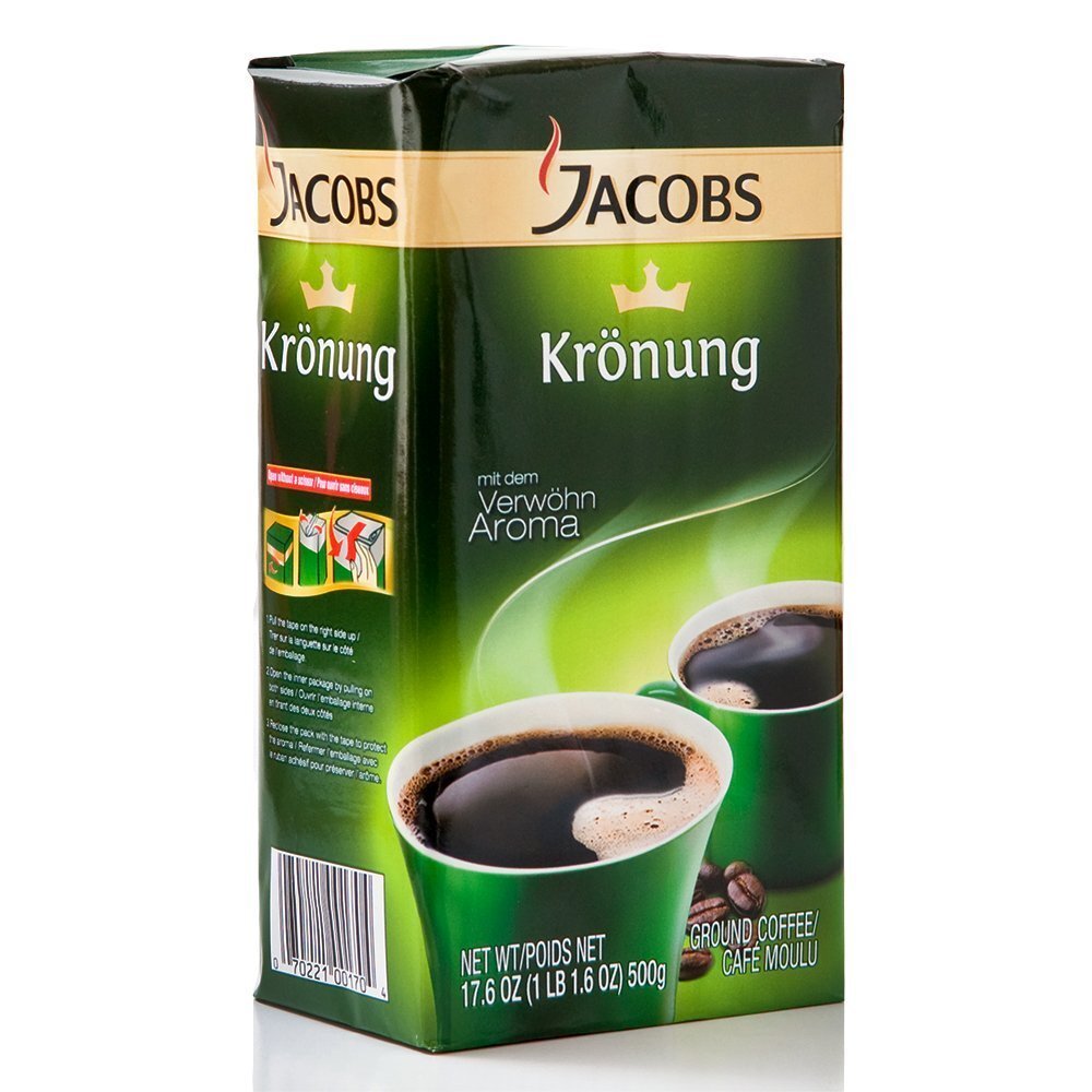 Jacobs Kronung Ground Coffee 500 Gram / 17.6 Ounce (Pack of 1)