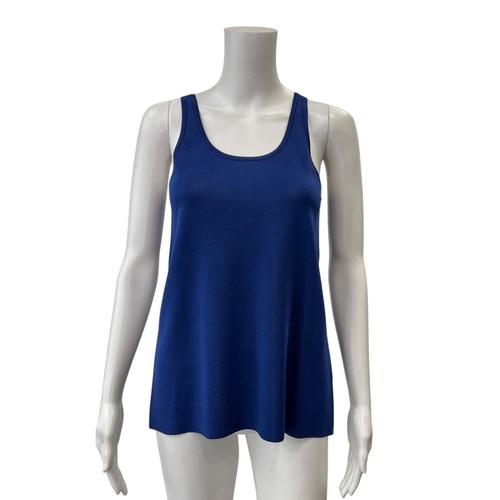 $1250 The Row Blue Camisole Viscose Tank Top size XS