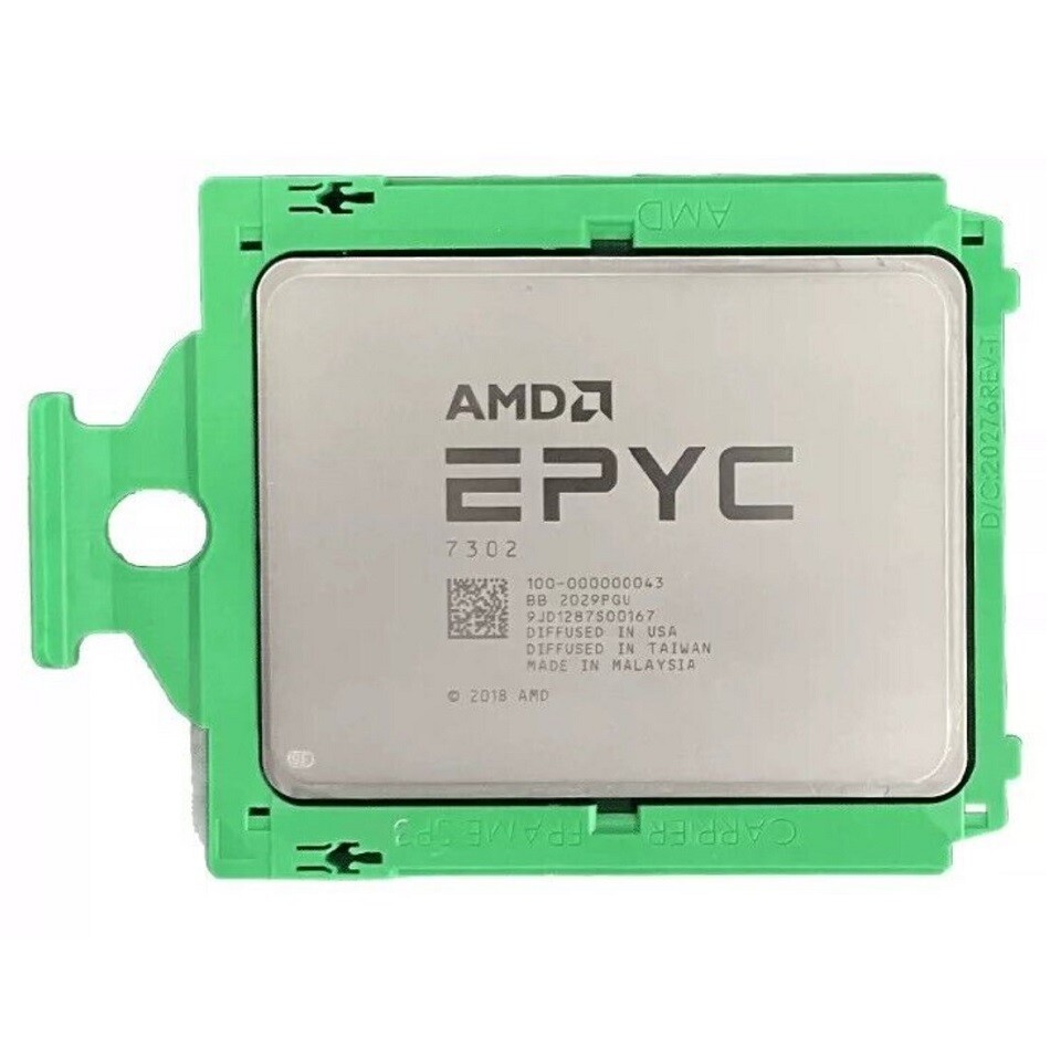 AMD EPYC 7302 Unlocked 3.0GHz 16 Core 32 Thread SP3 100-100000043