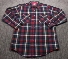 Outdoor Exchange Vintage 90's Classic Plaid Flannel Long Sleeve Shirt Men's LT