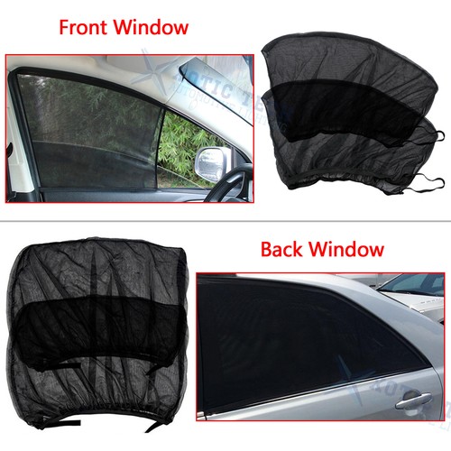 Car Side Window Mesh Sun Shade Shield Curtain UV Protect For Lexus RX ES IS NX - Picture 6 of 12