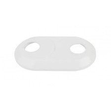 Abdeck Doppelrosetten für HEIZKÖRPER Heizkörperrosette weiss Abdeckrosette