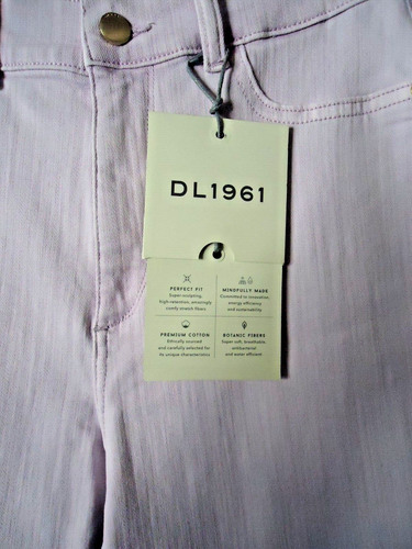 DL1961 Farrow High Rise Instasculpt Luxe Skinny Ankle Size 28 Lavender MSRP $198 - Picture 4 of 11
