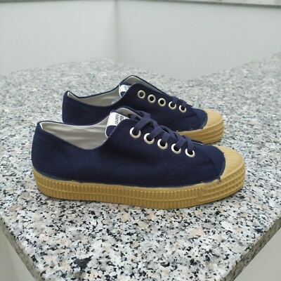 GRANDPA x Novesta Star Master Felt Gr. 38 blau Wolle Sneaker Made in EU