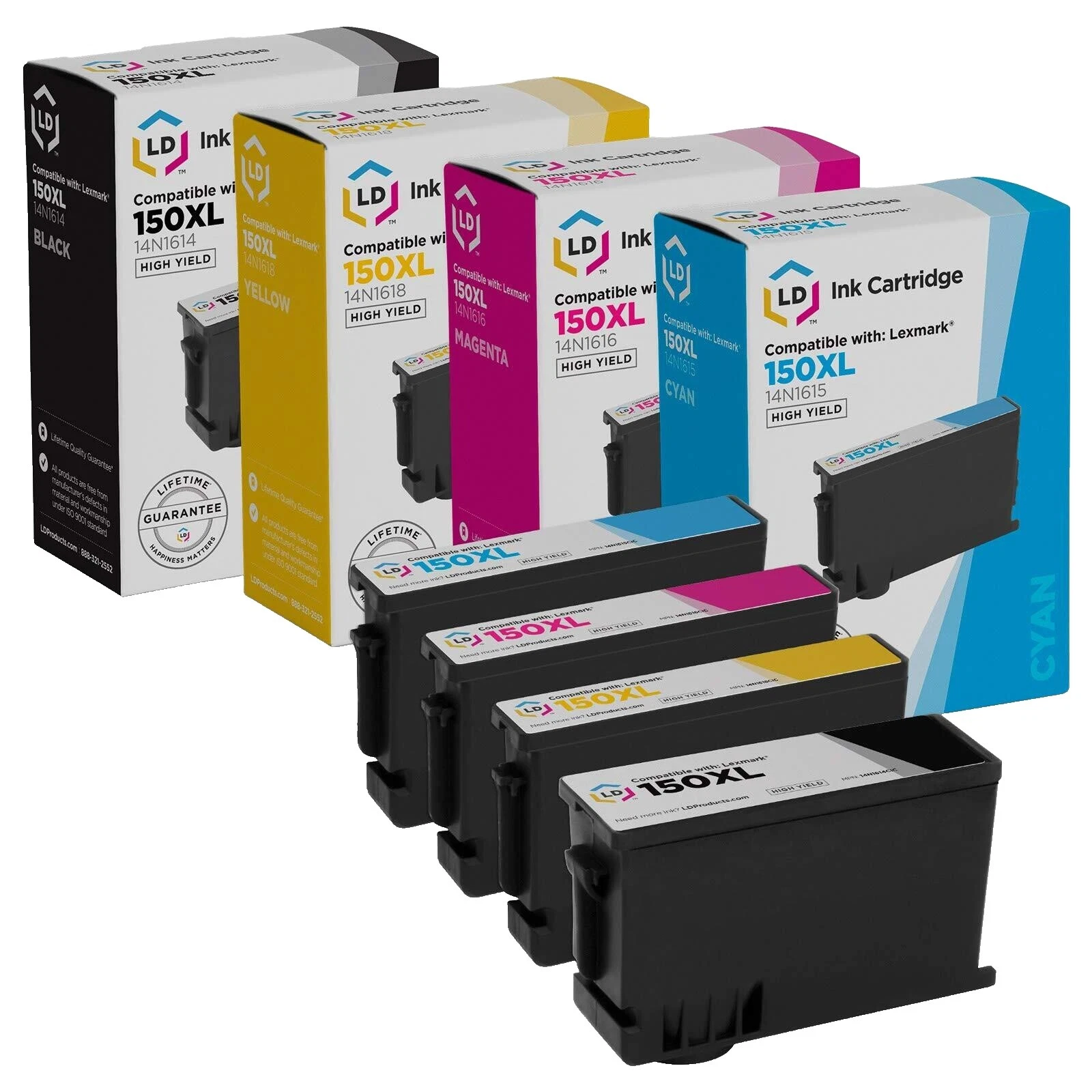 Inkjet Printer Ink Cartridges for Lexmark