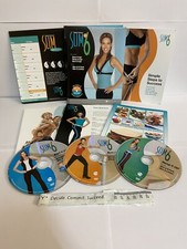 FITNESS DVD EXERCISE SLIM IN 6 DEBBIE SIEBERS BUM BURN BOX SET BEACHBODY NEW