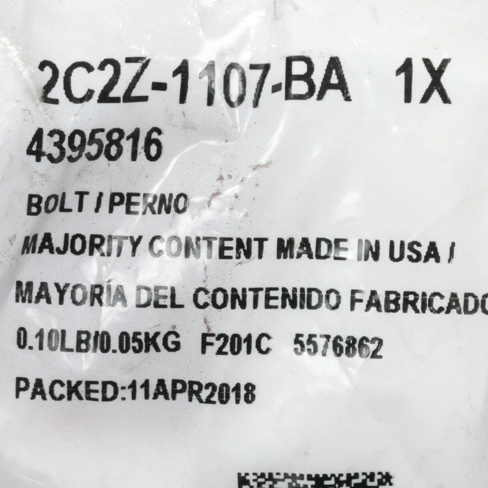 Ford F-450 F-550 Super Duty 2008-2016 perno de rueda trasera OEM NUEVO GENUINO 2C2Z1107BA Foto 3 de 3