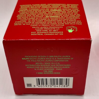 RALPH WILD By Ralph Lauren For Women 3.4 oz 100 ml EDT Spray