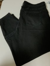 Women's Plus Size Mid-Rise Skinny Ankle Jeans - Ava Viv , 24W