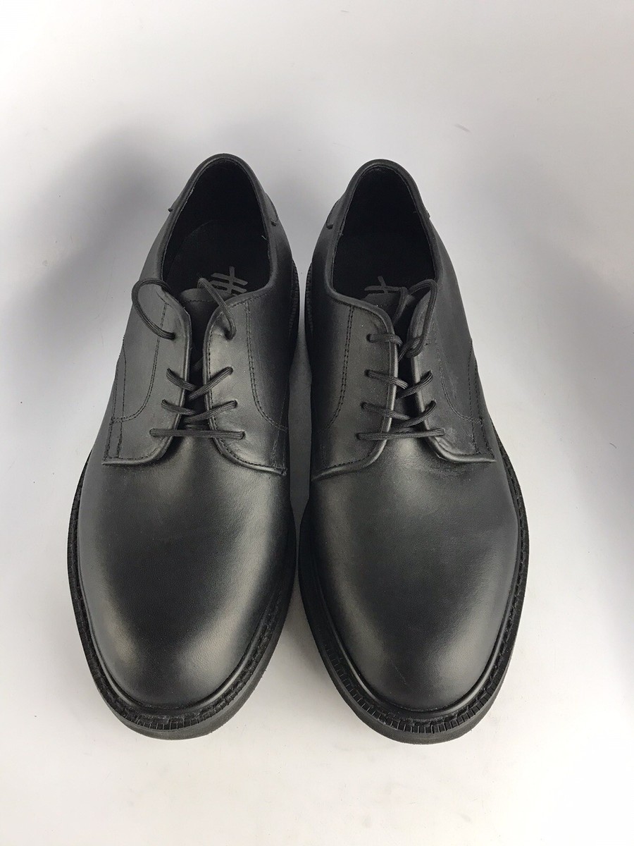 Hitchcock Black Leather Oxfords Wide Shoes For Men Size 8 