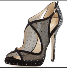 Jimmy Choo swarovski crystal Leondra Sandal