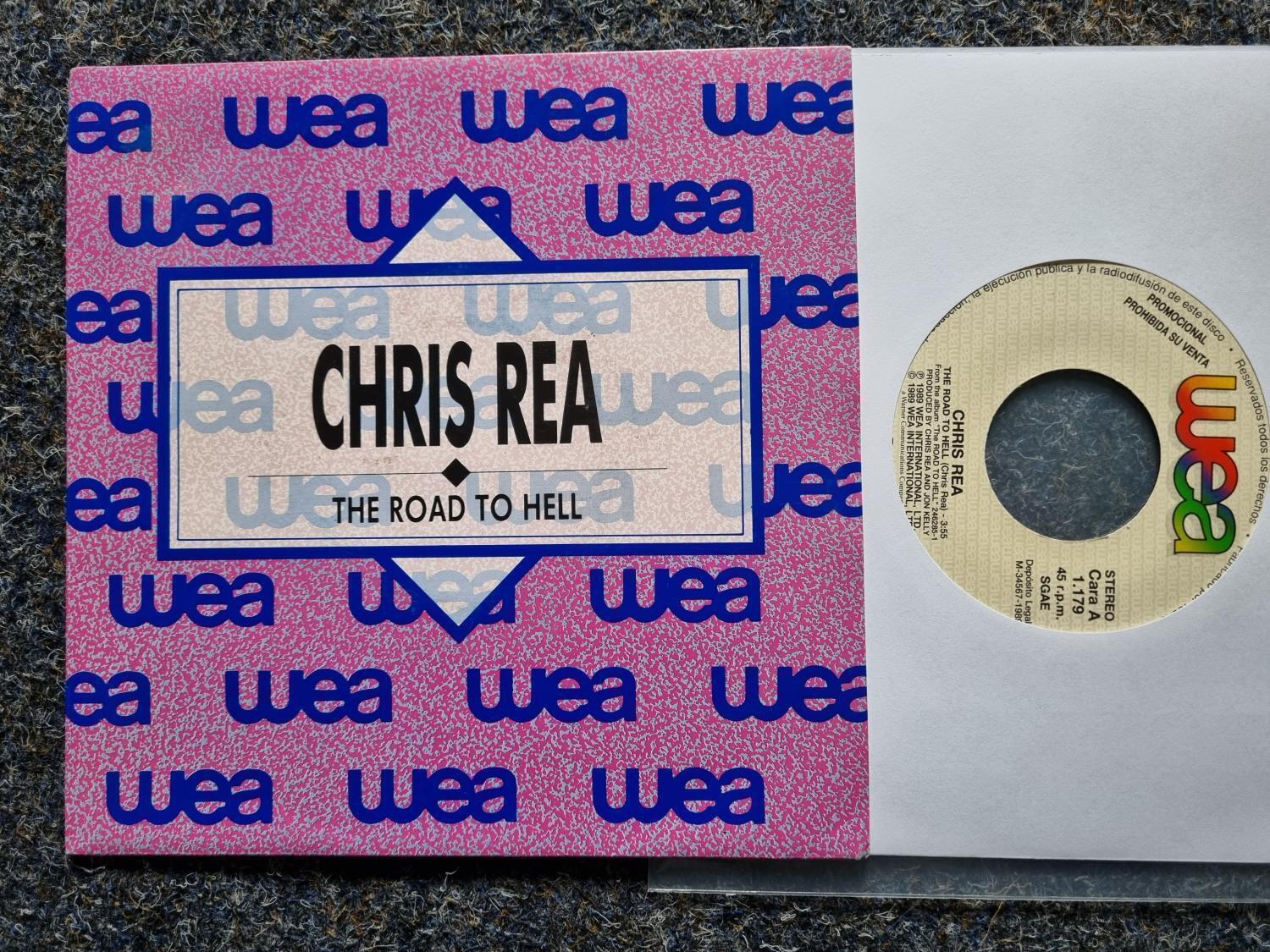 7"" Single Vinyl Chris Rea - The road to hell SPAIN PROMO