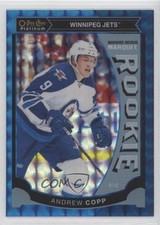 2015 O-Pee-Chee Platinum Marquee Rookies Blue Cubes 29/75 Andrew Copp #M48 2d8