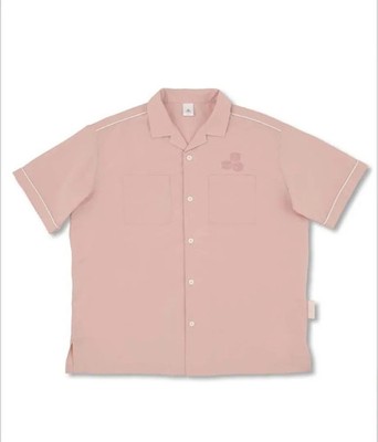 Disney stor japan FEEL LIKE PETER PAN Michael Teddy Bear Short Sleeve Shirt Pink