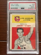 Jerry West rookie card, 1959 Topps. rookie card picture
