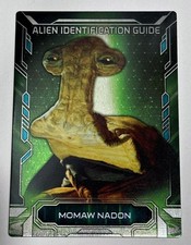 2016 Star Wars Masterwork Alien ID Insert AIM-5 Momaw Nadon Metal Plate 04/10