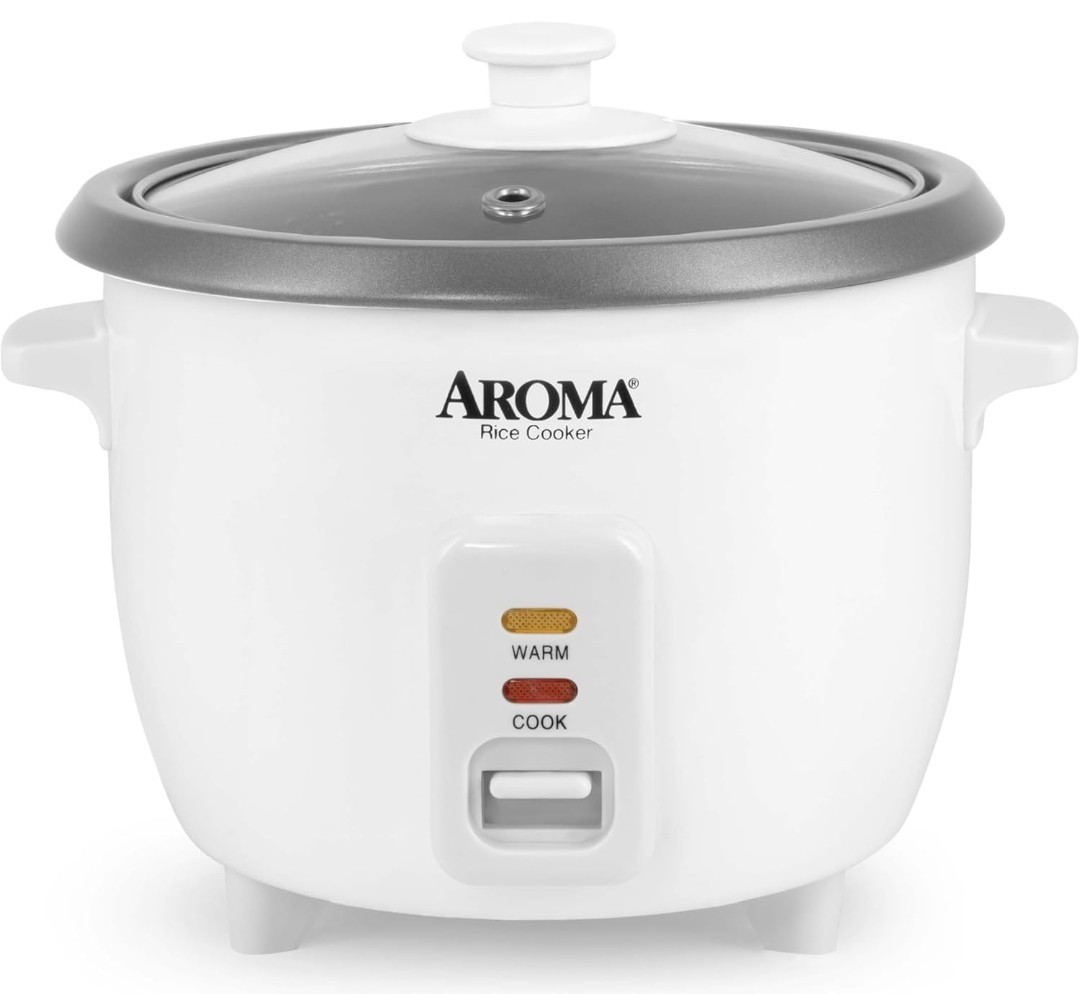 Aroma Housewares 6-cup (cooked) 1.5 Qt. One Touch Rice Cooke