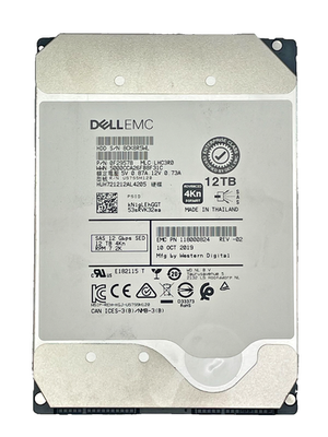 Dell EMC WD-HITACHI H5H72121 EMC12T0 12TB 7.2K SAS 12Gb/s SED 3.5