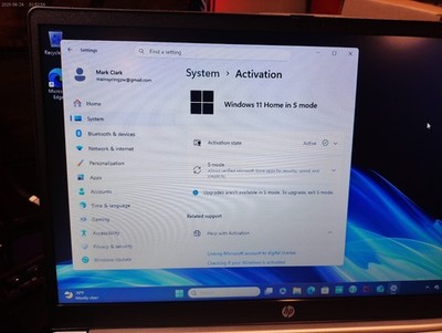 HP 15.6 Inch HD Laptop, Intel N200 Processor, 4GB DDR4 RAM, 128GB UFS Storage,